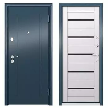 Дверь входная металлическая Харбор, 860 мм, правая, цвет белый дуб