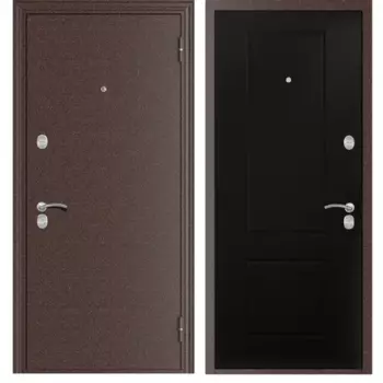Дверь входная металлическая Home-S 87x205 см правая цвет венге