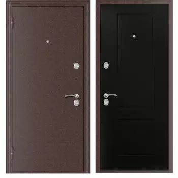 Дверь входная металлическая Home-S 97x205 см левая цвет венге