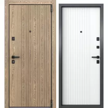 Дверь входная металлическая Клауд Форест 95x205 см правая бьянко