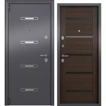 Дверь входная металлическая Клауд Вижн 95x205 см левая темный