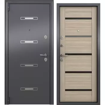 Дверь входная металлическая Клауд Вижн 95x205 см левая кремовый