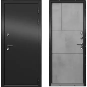 Дверь входная металлическая Крепыш 88x205 см правая серый