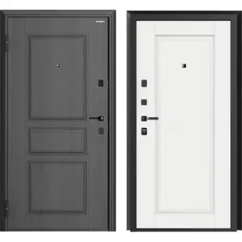 Дверь входная металлическая Квадро 88x205 см левая малибу