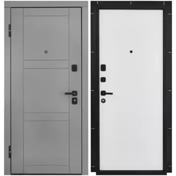 Дверь входная металлическая Лацио 96x201 см левая белая