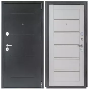 Дверь входная металлическая Легда 28 98x205 см правая серое дерево