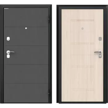 Дверь входная металлическая Оптим 88x205 см правая бежевый