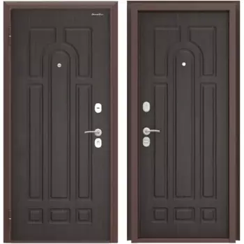 Дверь входная металлическая Оптим 98x205 см левая венге