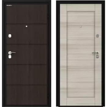 Дверь входная металлическая Оптим 98x205 см правая дуб седой