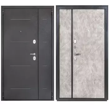 Дверь входная металлическая Порта 120x205 см левая грей арт