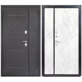 Дверь входная металлическая Порта 120x205 см левая сноу арт