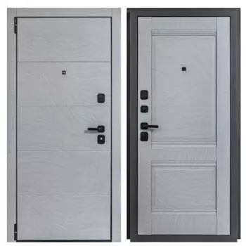 Дверь входная металлическая Порта Дюна 88x205 см левая дюна серая