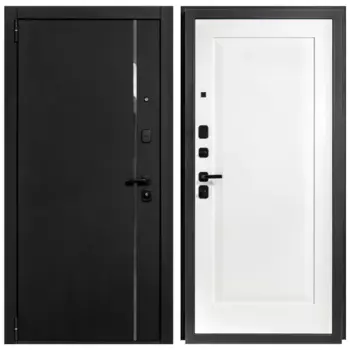 Дверь входная металлическая Порта Р-3 80/Агат 98x205 см левая белый