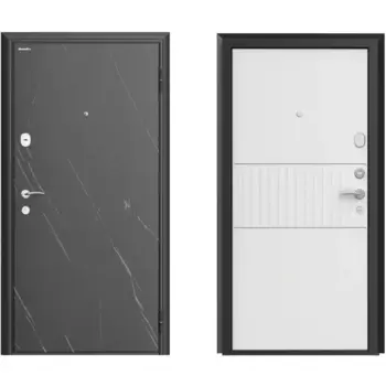 Дверь входная металлическая Премиум New 88x205 см правая силк милк