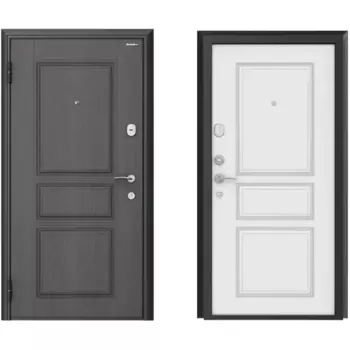 Дверь входная металлическая Премиум New 88x205 см левая роял вуд белый