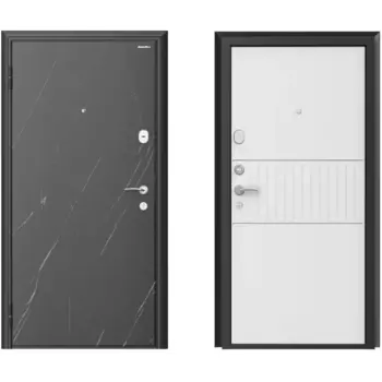 Дверь входная металлическая Премиум New 88x205 см левая силк милк