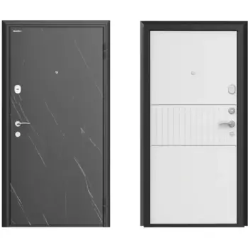 Дверь входная металлическая Премиум New 98x205 см правая силк милк