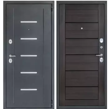 Дверь входная металлическая S-2 Герда 98x205 см правая венге