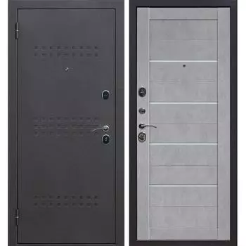Дверь входная металлическая Сохо, 860 мм, цвет лофт светлый, левая
