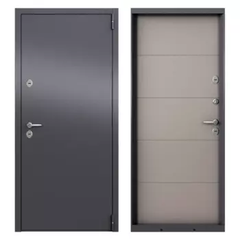 Дверь входная металлическая Стартер 88x205 см правая крема