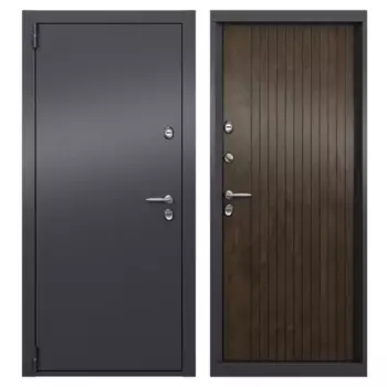 Дверь входная металлическая Стартер Про 88x205 см левая акация темная