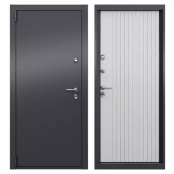 Дверь входная металлическая Стартер Про 88x205 см левая бьянко