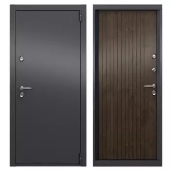 Дверь входная металлическая Стартер Про 88x205 см правая акация темная