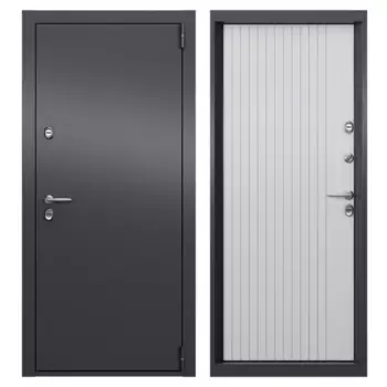 Дверь входная металлическая Стартер Про 95x205 см правая бьянко