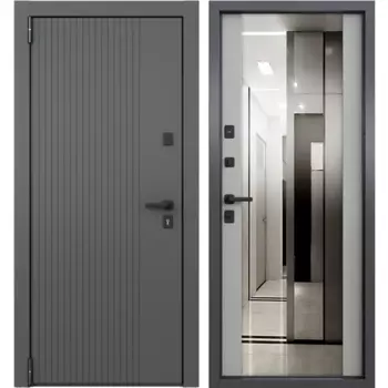 Дверь входная металлическая Torex 86x205 см левая клауд скай ферро с зеркалом