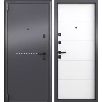 Дверь входная металлическая Torex 95x205 см левая этника бьянко