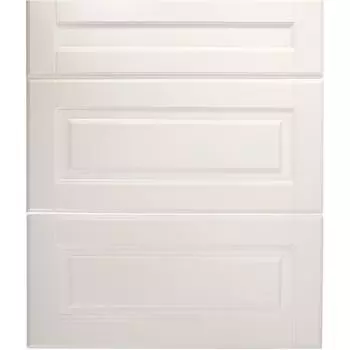 Двери для шкафа Delinia «Леда белая» 60x70 см, МДФ, цвет белый, 3 шт.