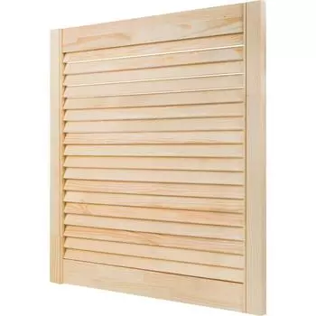 Дверка жалюзийная 605x594x20 мм хвоя сорт А