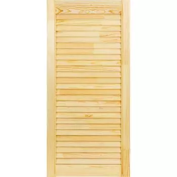 Дверка жалюзийная 850x394x20 мм хвоя сорт А