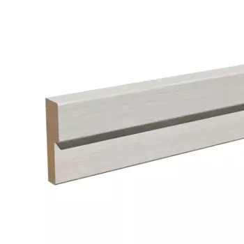 Дверная коробка 2070x70x26 мм ПВХ ламинация цвет лиственница белая