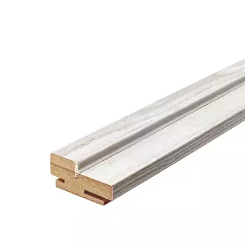 Дверная коробка Борно телескопическая 2070x70x32 мм полипропилен цвет белый дуб (2.5 шт.)