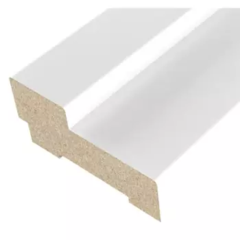 Дверная коробка Классика 2070x70x26 мм финиш-бумага ламинация цвет белый (комплект 3 шт.)