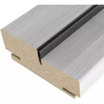 Дверная коробка телескопическая 79x2070 мм, ПВХ, цвет дуб белёный