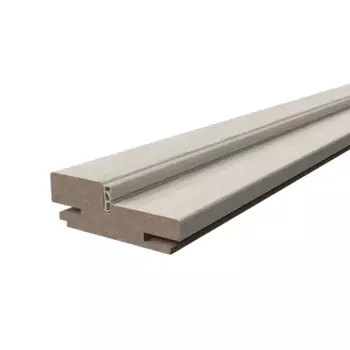 Дверная коробка телескопическая Альфа 2100x80x28 мм ламинация ПВХ цвет свит крем (комплект 2.5 шт.)