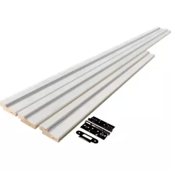 Дверная коробка телескопическая Челси 2100x71x9 мм финиш-бумага ламинация цвет ясень жемчужный (комплект 2.5 шт.)