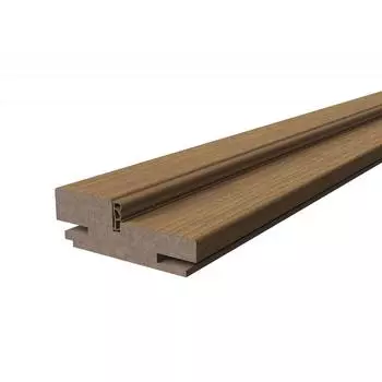 Дверная коробка телескопическая Дельта ПВХ ламинация 2100х80х28 мм ПВХ ламинация цвет ольха золотая (комплект 2.5 шт.)