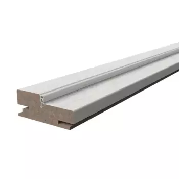 Дверная коробка телескопическая Грета/Милана 2100x80x32 мм ламинация ПВХ цвет дуб бьянко (комплект 2.5 шт.)