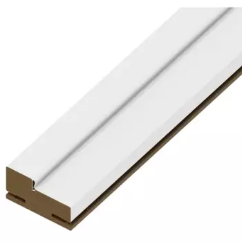 Дверная коробка телескопическая Классико 2070x70x86 мм ламинация Hardflex цвет белый (комплект 2.5 шт.)