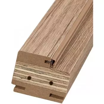 Дверная коробка телескопическая Прэсто/Санрэмо 2100x80x40 мм ПВХ цвет натуральный (комплект 3 шт.)