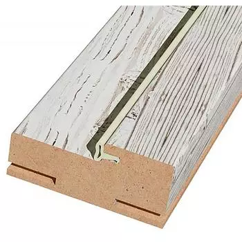 Дверная коробка телескопическая Рустик 2070х70х29 мм ПВХ ламинация цвет северная сосна