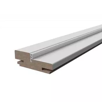 Дверная коробка телескопическая Стелла 2100x80x28 мм эмаль цвет белый (комплект 2.5 шт.)