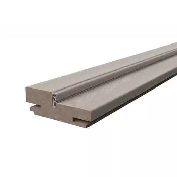 Дверная коробка телескопическая Венеция/Дельта 2100х80х26 мм ПВХ ламинация цвет дуб фраппе (комплект 2.5 шт.)