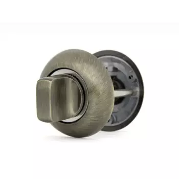 Дверная ручка на розетке Фабрика замков FZ AB BK с запиранием цвет бронза