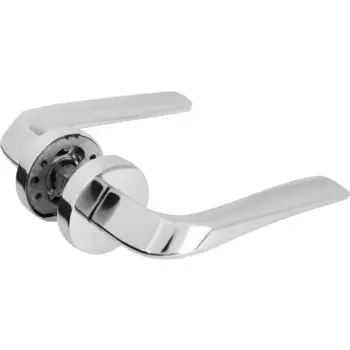 Дверные ручки 140 H, комплект, цвет хром