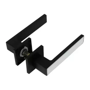 Дверные ручки Edson EDS-124H-Q2, цвет черный