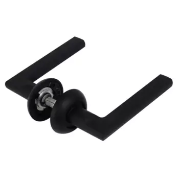 Дверные ручки Edson EDS-76H-R1, цвет черный